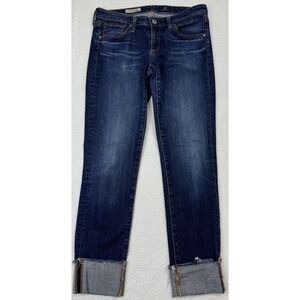 AG Adriano Goldschmied Jeans The‎ Stevie Ankle Size 27 Slim Straight Blue Pants